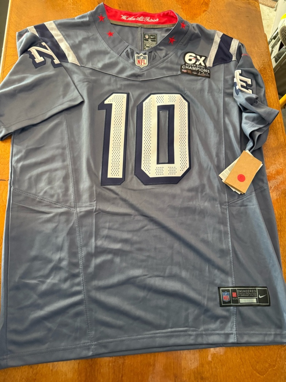 Drake Maye New England Patriots jersey size XL